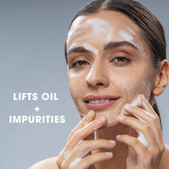 Glowbiotics Probiotic Clarifying Cleanser peptide complex supporting clear skin.