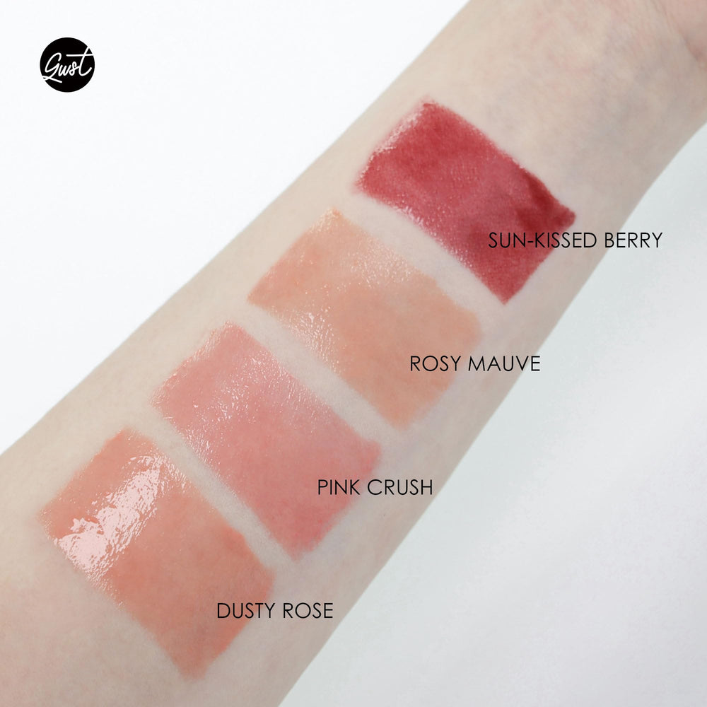 Glowiest Camellia Multi-Balm compact design ideal for travel touchups.