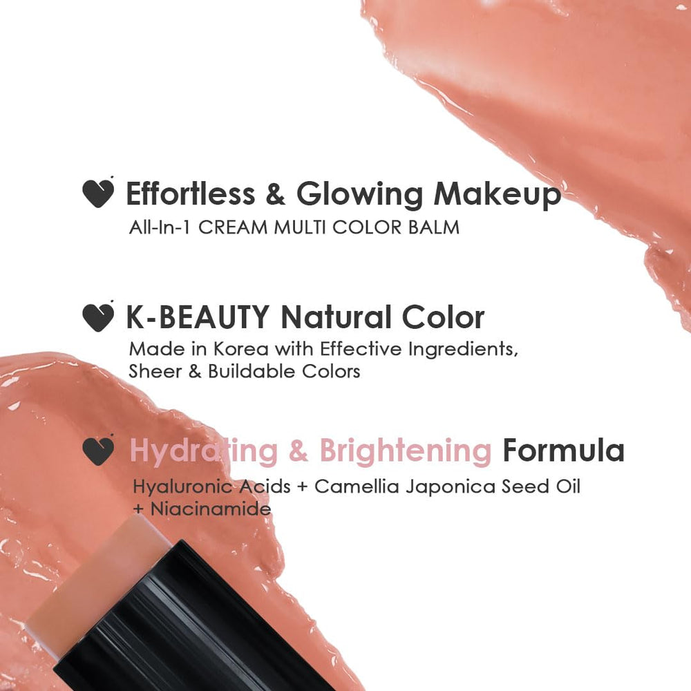 Glowiest Hyaluronic Acid Moisturizing Balm nourishes skin with lasting hydration.