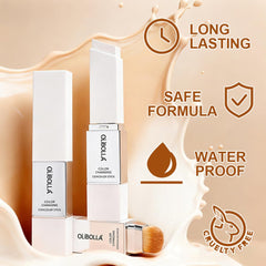 GLSFACE medium to full coverage tone provides balanced concealing