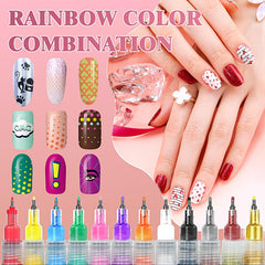 Gluixio multi-use tool suitable for drawing, dotting, and lining on nails