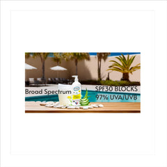 GLY MIRACLE SUN SPF30 quick-absorb formula shown spreading easily