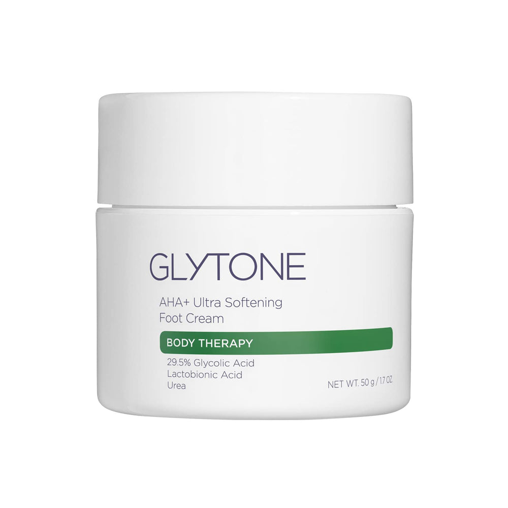 GLYTONE AHA+ Foot Cream exfoliation for dry, rough feet to improve texture