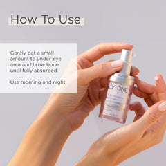 Glytone caffeine-powered under-eye care reducing puffiness and refreshed look.