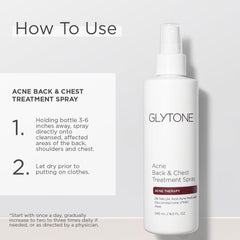 GLYTONE centella-asiatica-infused spray supports soothing renewal of skin.