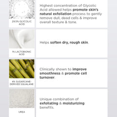 GLYTONE AHA+ Foot Cream targets calluses to reduce rough patches