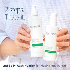 GLYTONE Glytone KP Kit dry skin texture improvement with daily KP care.