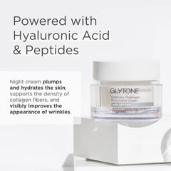 GLYTONE Glytone Peptide+ hydrates skin with glycolic-acid formula.
