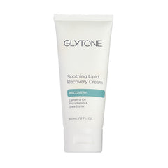 Glytone Soothing Lipid Recovery Cream jar closeup showing rich texture for dry skin