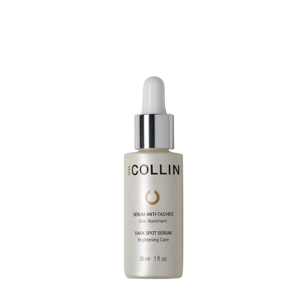G.M. COLLIN Dark Spot Serum bottle promotes a radiant, even complexion.