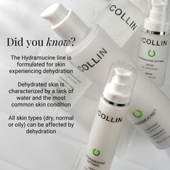 GM Collin Hydramucine Cleansing Milk with cotton pad removing makeup safely