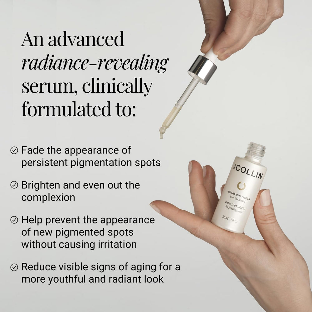 G.M. COLLIN Niacinamide-Licorice Serum swirls brighten skin evenly.