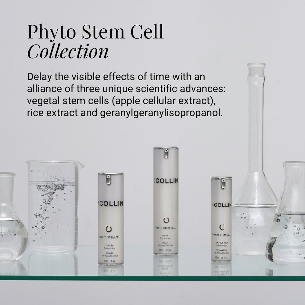 G.M. COLLIN Phyto Stem Cell Serum on skin shows a radiant, refreshed look