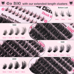 Goddvenus 12-18mm length options for gradient and volume looks