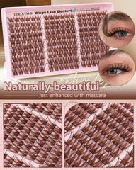 Goddvenus lash cluster kit long-wear seal for secure, all-day hold.