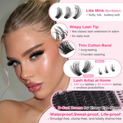 Goddvenus D-Curl lashes for dramatic lift and all-day wear