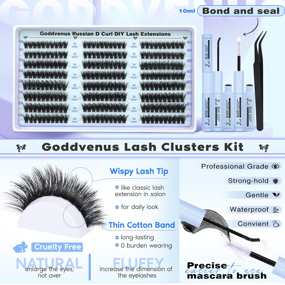 Goddvenus DIY Lash Extensions Kit for easy home use