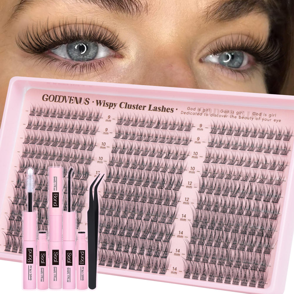 Goddvenus lash clusters kit main image for natural daily glam.