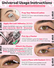 Goddvenus kit no tweezers included for eco friendly use.