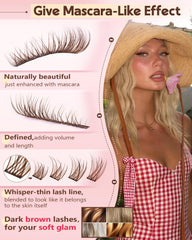 Goddvenus lash clusters tweezers for precise placement