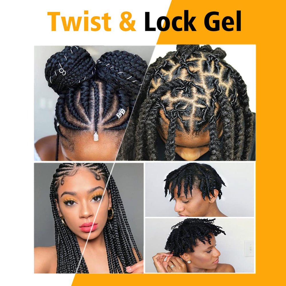 Goiple braid gel keeps styles flake-free for days