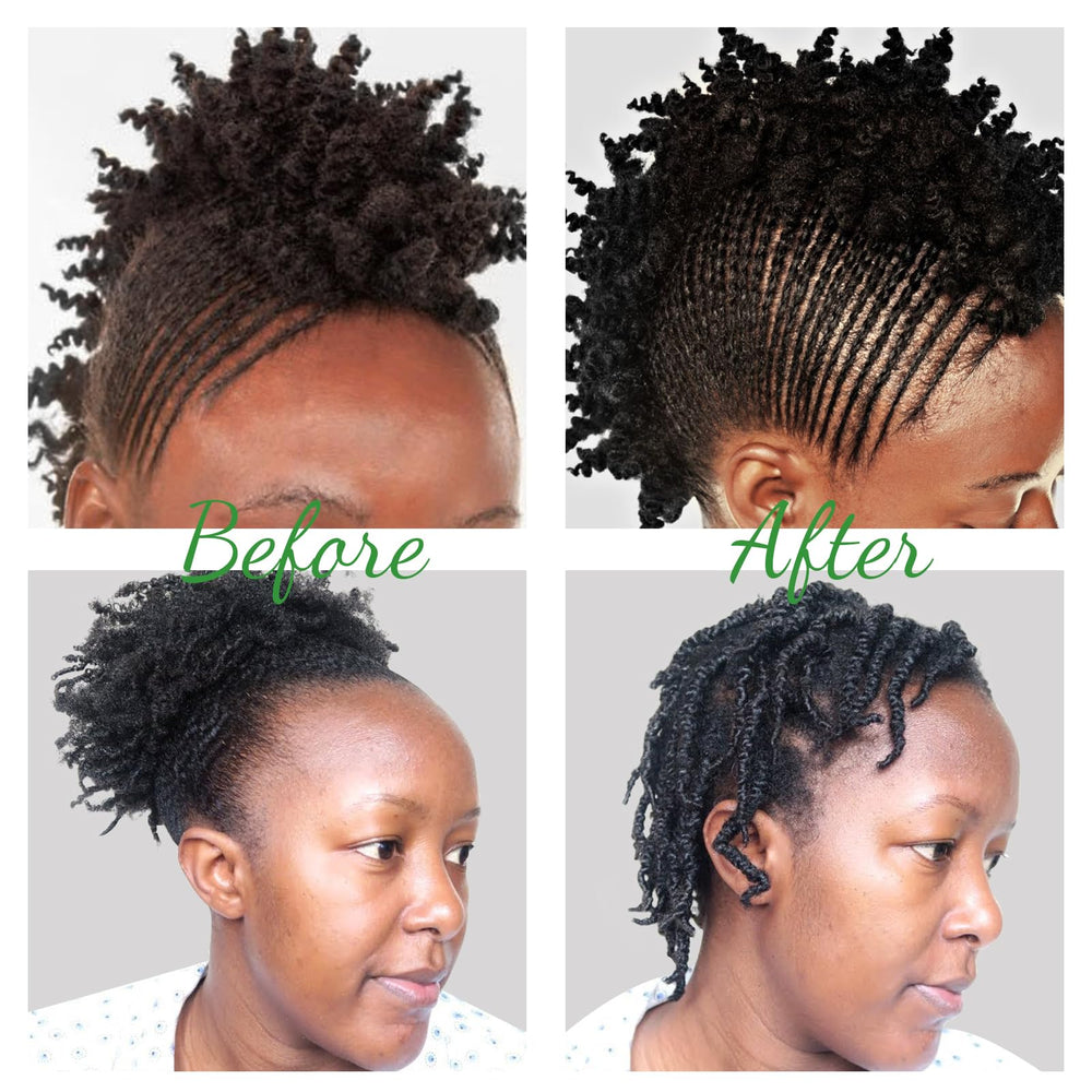 Goiple Braid Oil is ideal for locs and twists with extra moisture.