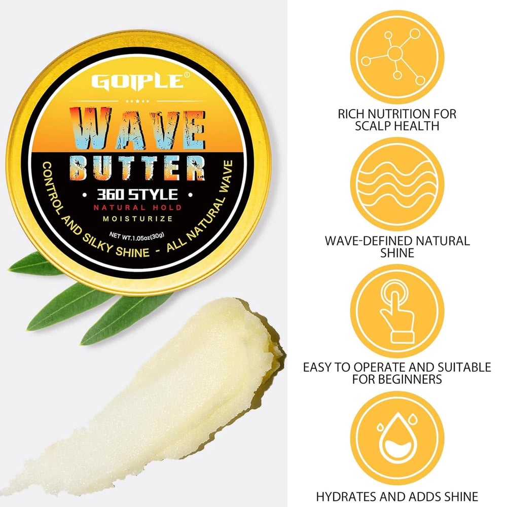 Goiple curve waves brush designed to train and shape waves