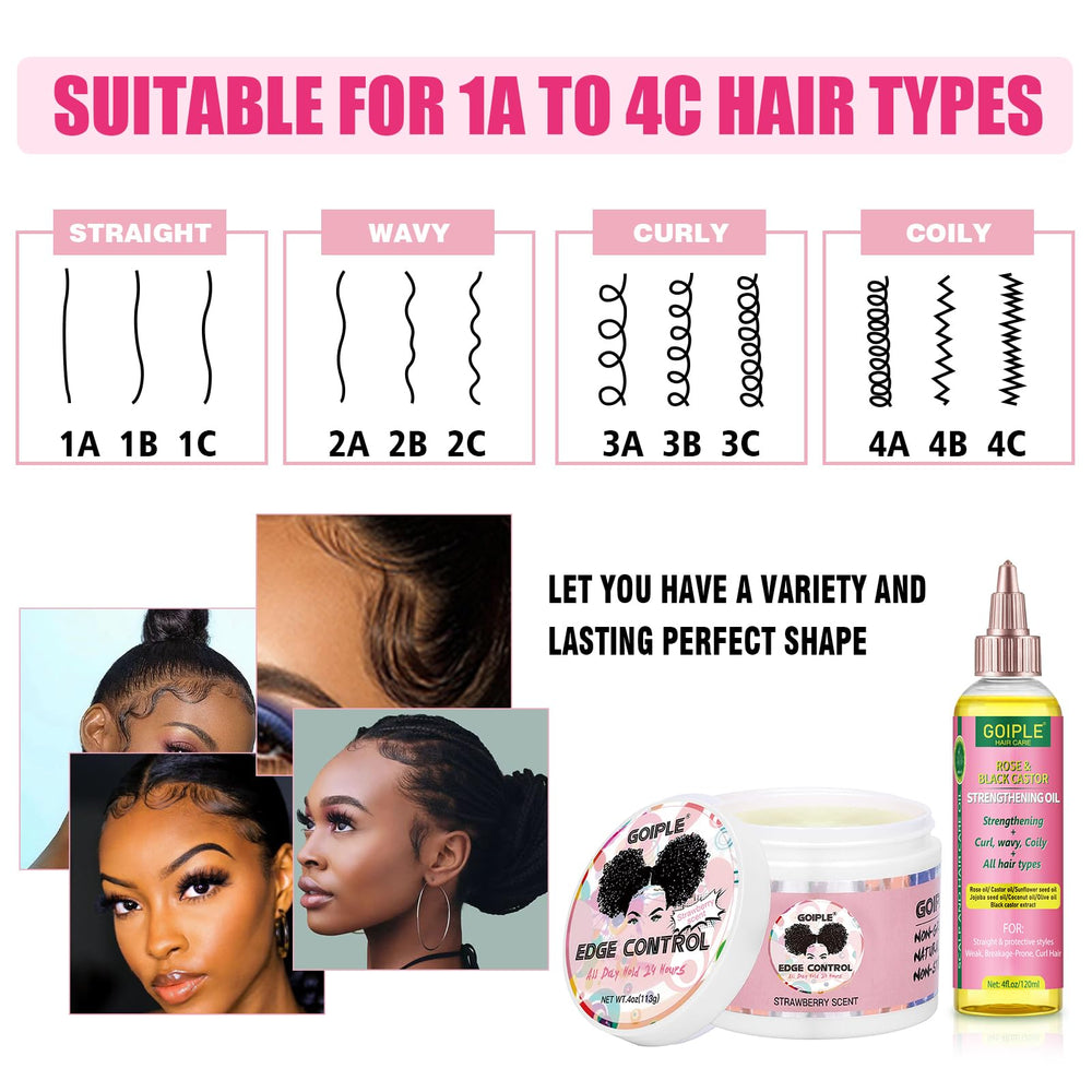 Goiple Elastic band secures wigs for a secure look.