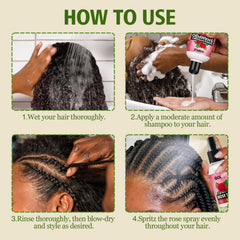 Goiple loc care set packaging showing complete care routine
