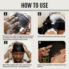 Goiple packaged wave care kit displaying complete routine for men.