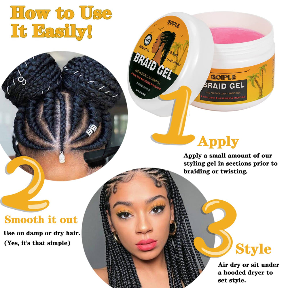 Pink pin comb included aids precise parting and retwisting
