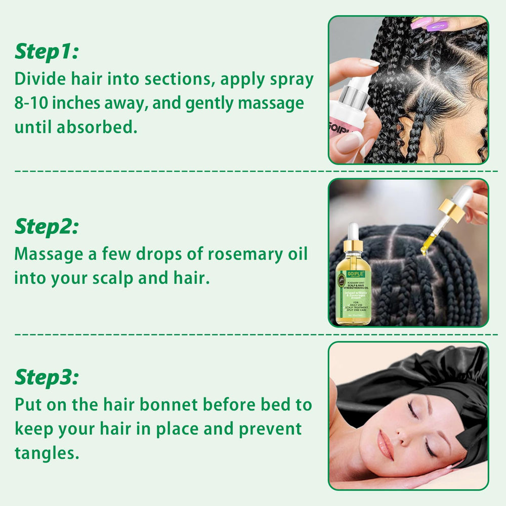 Goiple Dreadlocks care kit supports tidy, well-maintained styles.