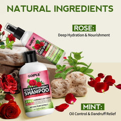 Goiple rose water braid spray bottle refreshes scalp and hair