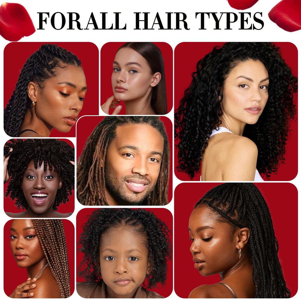 Goiple Rose Water Hair Loc Spray refreshing hold with everyday shine.