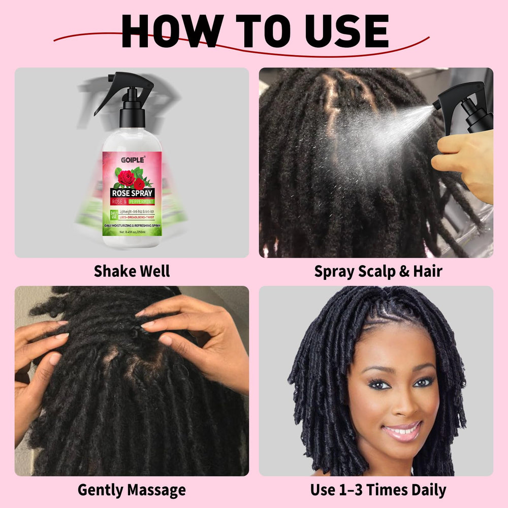 Goiple Rose Water Spray helps lock in moisture without heaviness.