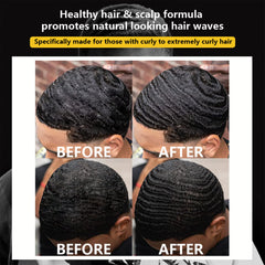 Goiple silky durag included to help maintain pattern and moisture.