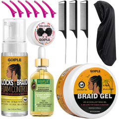 Goiple Strong Hold Braiding Mousse for lasting protective styles