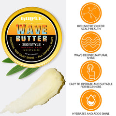 Goiple wave pomade water-based formula offers non-greasy manageability