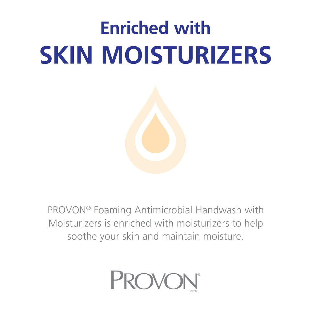 Pre-lathered foam provides quick cleansing with gentle feel.