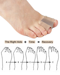 Golbylicc gel toe spacers closeup; dual-loop design supports consistent separation