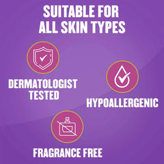 Gold Bond Age Renew Crepe Corrector application on skin illustrates texture improvement concept.