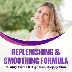 Gold Bond Age Renew Crepe Corrector label detail reinforces trusted skincare identity.