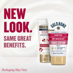 Aloe-in-action: Gold Bond Diabetics' Dry Skin Relief Hand Cream in use