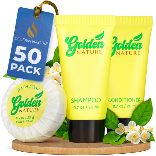 Golden Nature jasmine soap bar in travel size for hotel stays