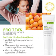 Goldfaden MD Bright Eyes application demo illustrating gentle under-eye care.