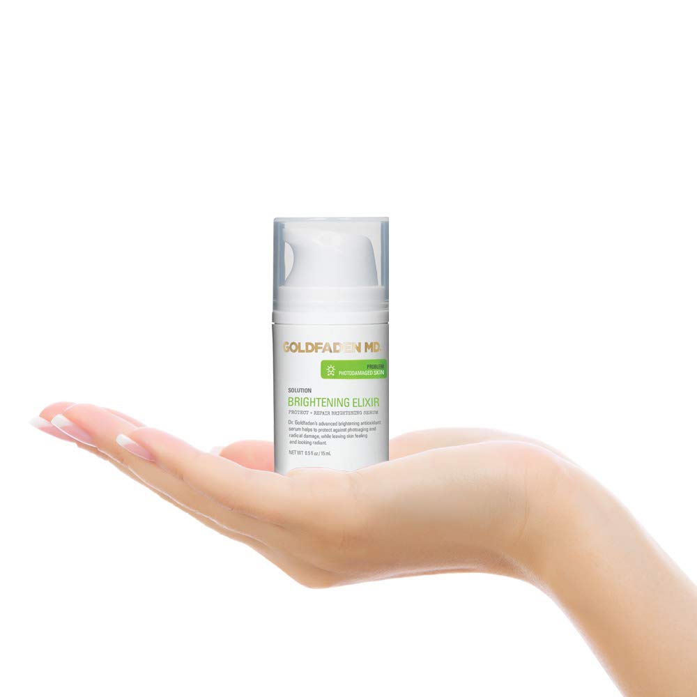 Daily application of Brightening Elixir supports a balanced, luminous complexion
