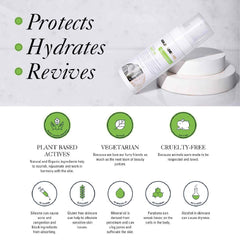 Plant stem cells and antioxidants detail on Mist RX bottle