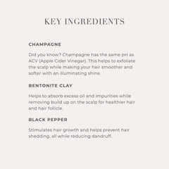 Goldie Locks Clarifying Shampoo safe for extensions during detox regimen.