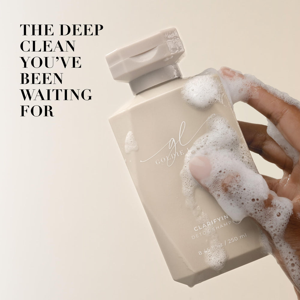 Goldie Locks Clarifying Shampoo ready-to-use before conditioning or coloring routine.