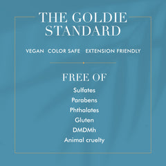 Goldie Locks color-treated and extension-safe formula.